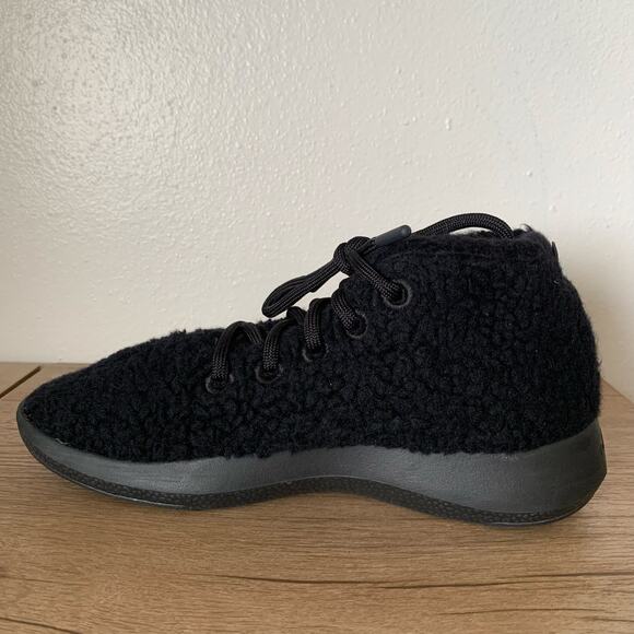 NEW Allbirds Wool Runner Up Mizzle Double Fluff Womens 8 Black Machine Washable - Picture 9 of 12